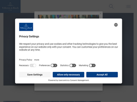 'villeroy-boch.co.uk' screenshot