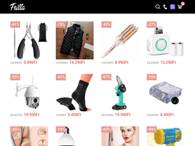 'frilla.hu' screenshot