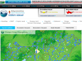 'vizugy.hu' screenshot