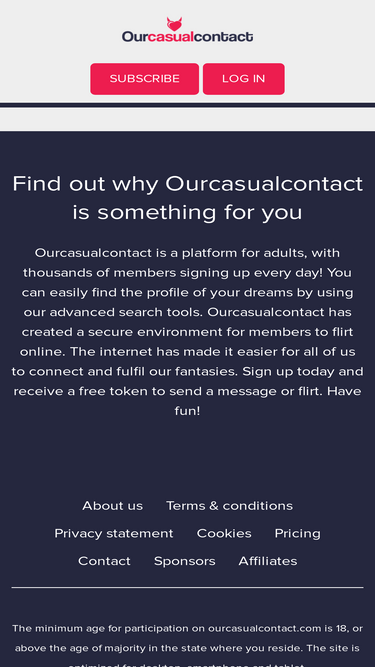 ourcasualcontact.com Market Share, Revenue and Traffic Analytics |  Similarweb