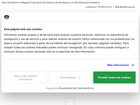 'siberzone.es' screenshot