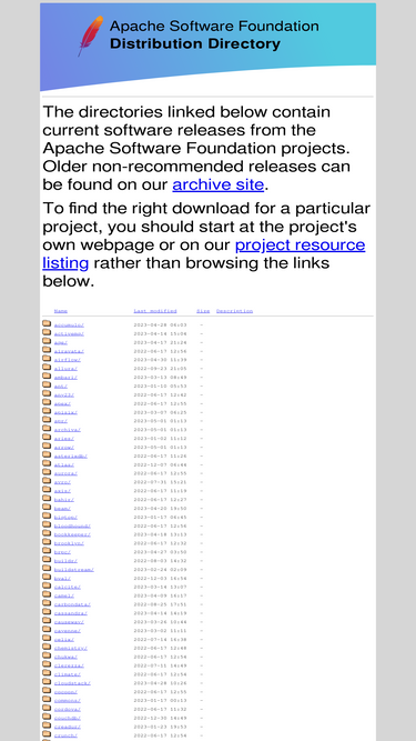 downloads.apache.org