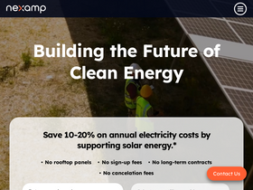 'nexamp.com' screenshot