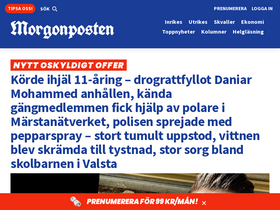 'morgonposten.se' screenshot