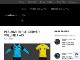 'pespatchs.com' screenshot