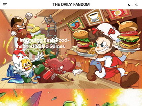 'thedailyfandom.org' screenshot