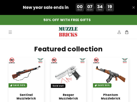 Brick Muzzle homepage screenshot