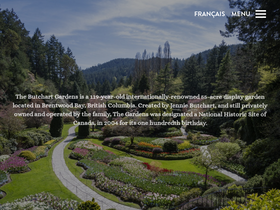 'butchartgardens.com' screenshot