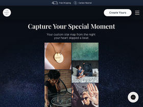 'thenightsky.com' screenshot