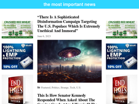 'themostimportantnews.com' screenshot