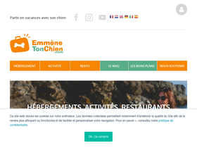 'emmenetonchien.com' screenshot