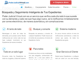 'poderjudicialvirtual.com' screenshot