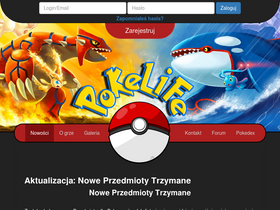 'pokelife.pl' screenshot