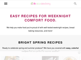 'lifeasastrawberry.com' screenshot
