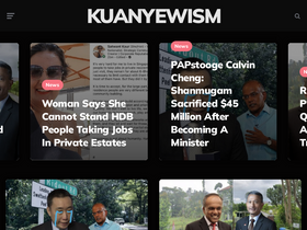 'kuanyewism.com' screenshot