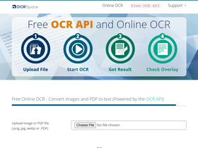 'ocr.space' screenshot