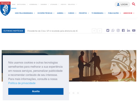 'institutodeengenharia.org.br' screenshot
