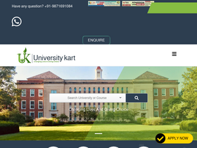 'universitykart.com' screenshot
