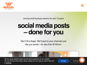 '99dollarsocial.com' screenshot