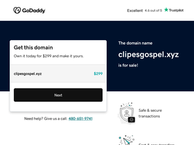 'clipesgospel.xyz' screenshot