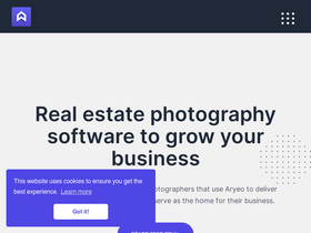 'aryeo.com' screenshot