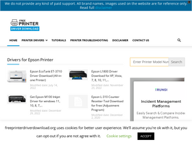 'freeprinterdriverdownload.org' screenshot