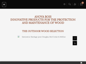 'anovabois.com' screenshot