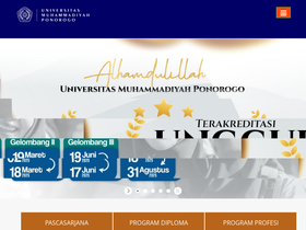 'umpo.ac.id' screenshot