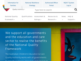 'acecqa.gov.au' screenshot