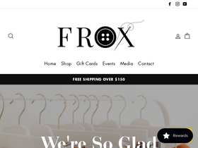 froxstore.com homepage screenshot