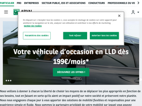 'arval.fr' screenshot