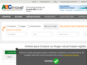 'abcimovel.com.br' screenshot
