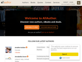 'allauthor.com' screenshot