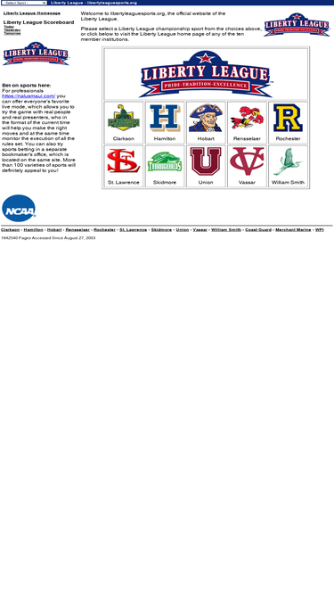 libertyleaguesports.org