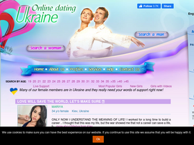 'online-dating-ukraine.com' screenshot