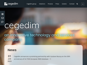 'cegedim.com' screenshot