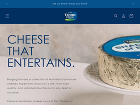 taragocheese.com homepage screenshot