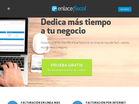 'enlacefiscal.com' screenshot