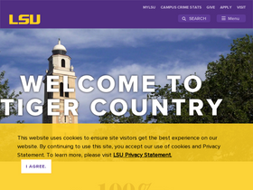 'lsu.edu' screenshot