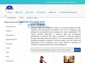 'ilms.academy' screenshot