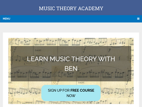 'musictheoryacademy.com' screenshot
