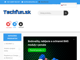 'techfun.sk' screenshot