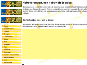 'hobbybrouwen.nl' screenshot