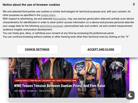 'wrestlingattitude.com' screenshot