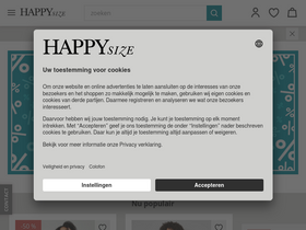 'happy-size.nl' screenshot