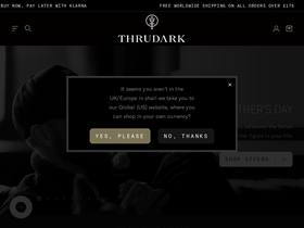'thrudark.com' screenshot