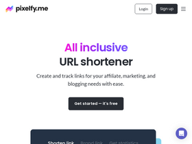 'pixelfy.me' screenshot