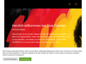 'slowgerman.com' screenshot