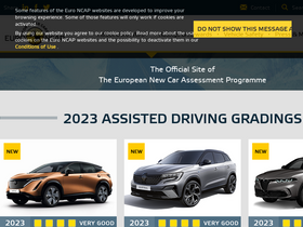'euroncap.com' screenshot