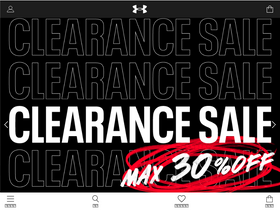 'underarmour.co.jp' screenshot